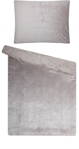 Obliečky mikroplyš Lesklý prúžok šedý, 140 x 200 cm, 70 x 90 cm